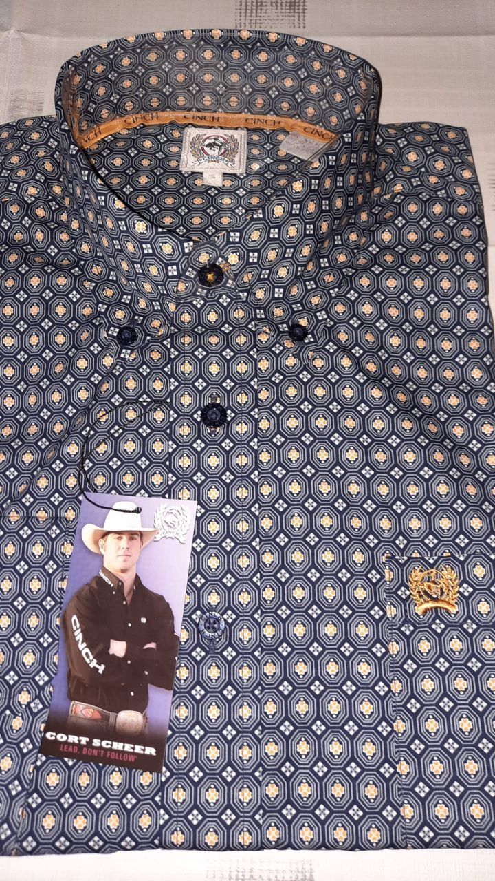 MEN'S SOLID  BUTTON-DOWN WESTERN SHIRT