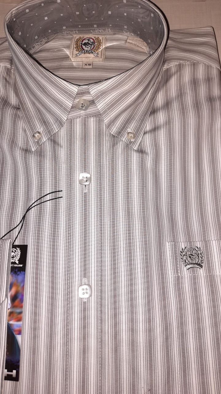 MEN'S SOLID  BUTTON-DOWN WESTERN SHIRT