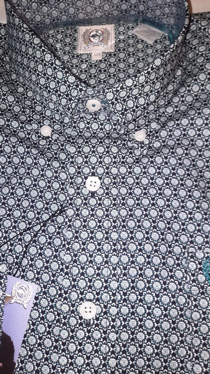 MEN'S SOLID  BUTTON-DOWN WESTERN SHIRT