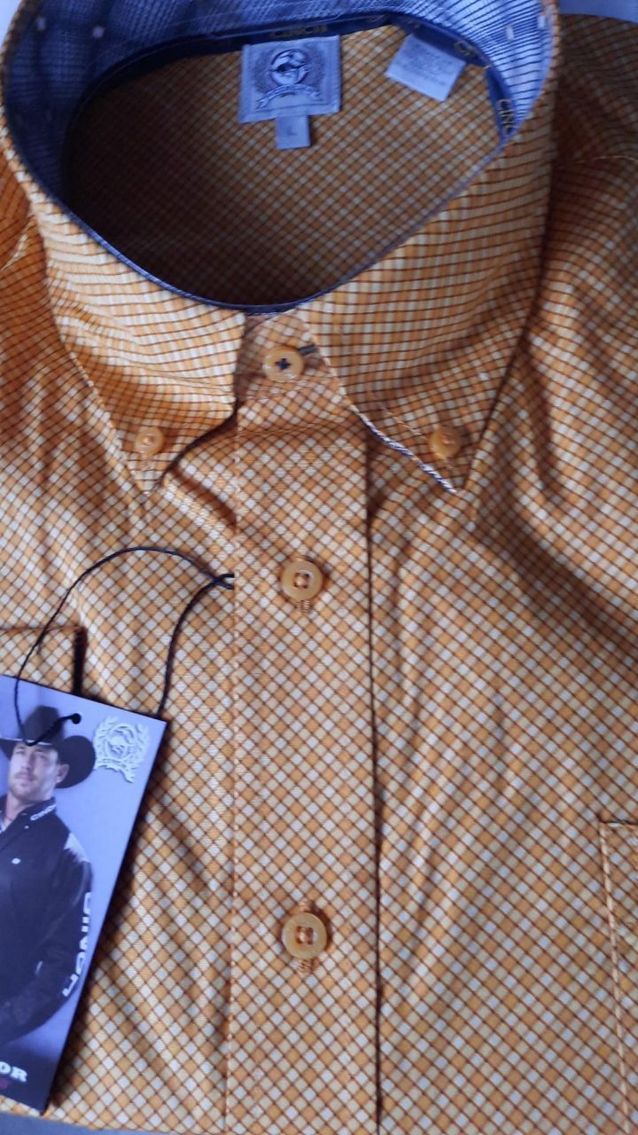 MEN'S SOLID  BUTTON-DOWN WESTERN SHIRT
