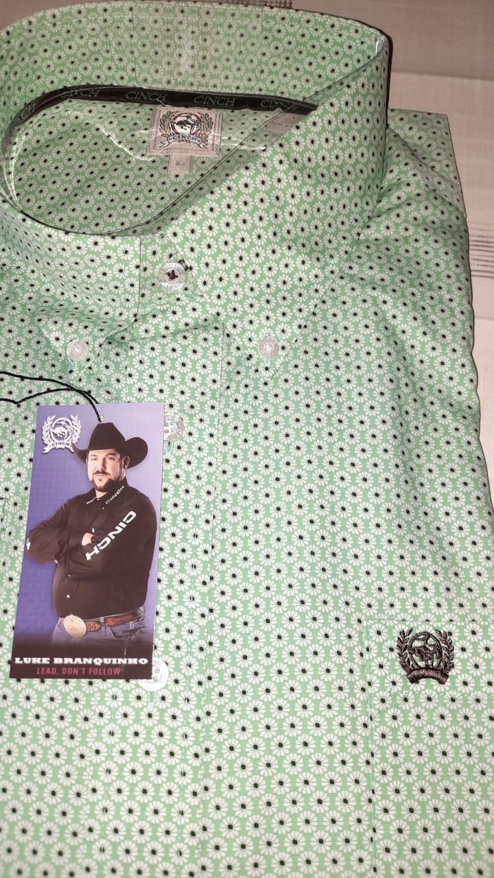MEN'S SOLID  BUTTON-DOWN WESTERN SHIRT