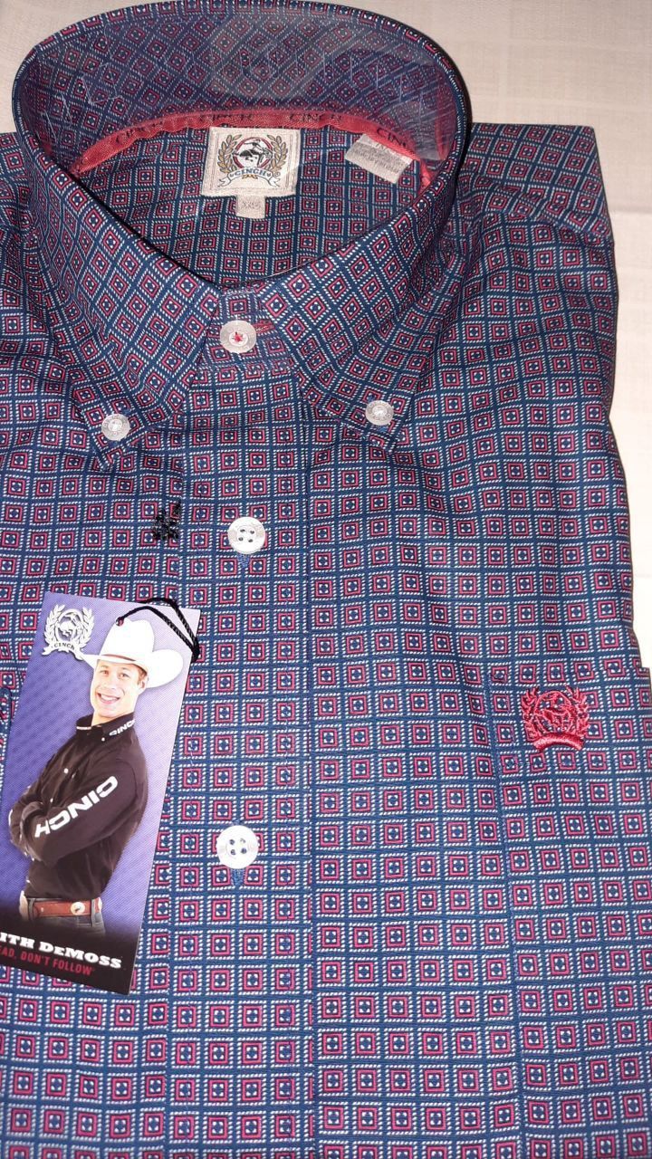 MEN'S SOLID  BUTTON-DOWN WESTERN SHIRT