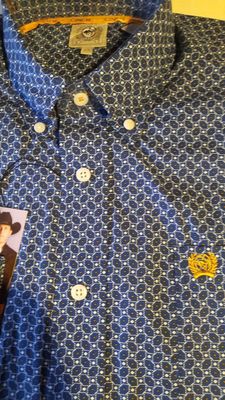 MEN'S SOLID  BUTTON-DOWN WESTERN SHIRT