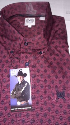 MEN'S SOLID BUTTON-DOWN WESTERN SHIRT MEN'S SOLID BUTTON-DOWN WESTERN SHIRT