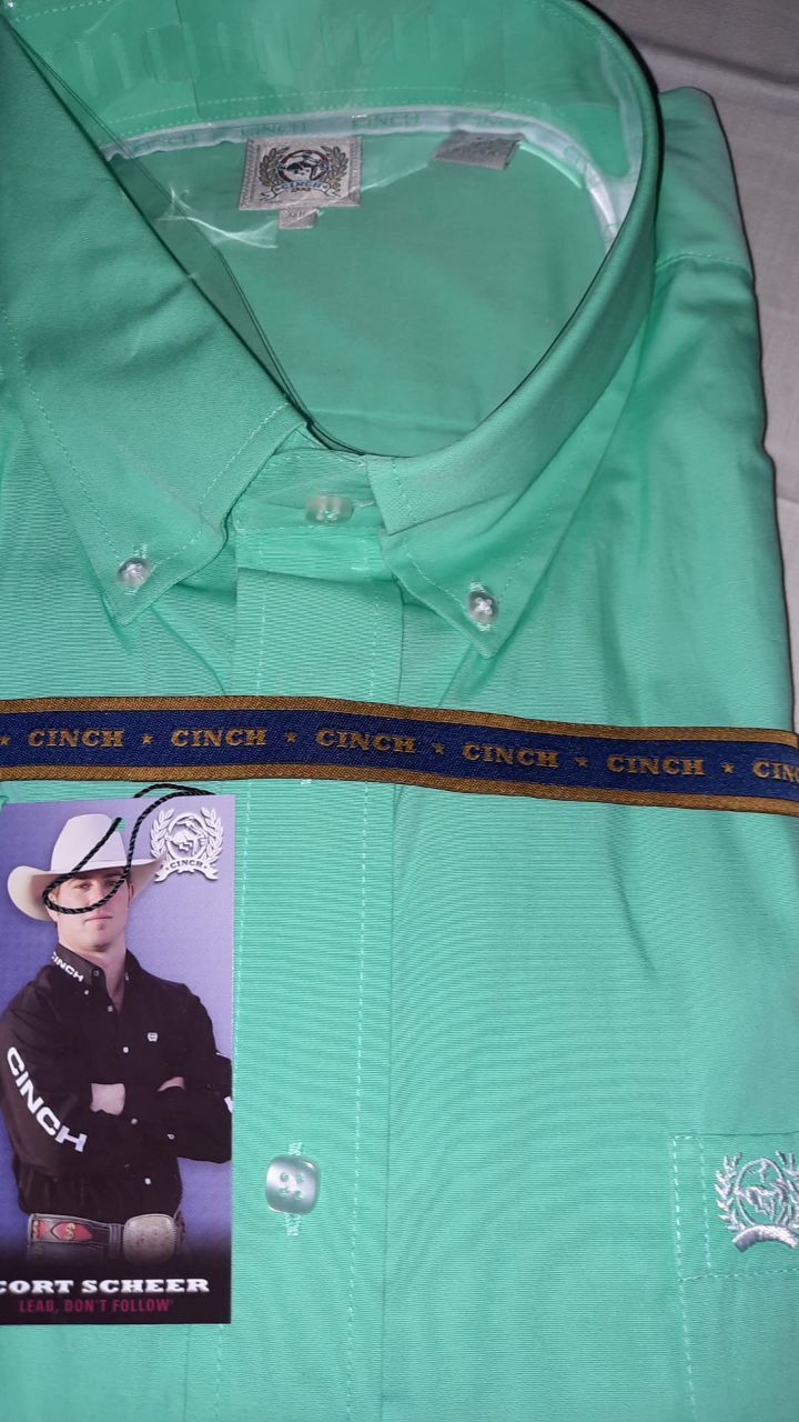 MEN'S SOLID  BUTTON-DOWN WESTERN SHIRT