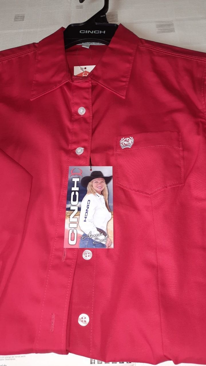 WOMEN'S SOLID BUTTON-UP SHIRT