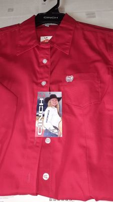 WOMEN'S SOLID BUTTON-UP SHIRT