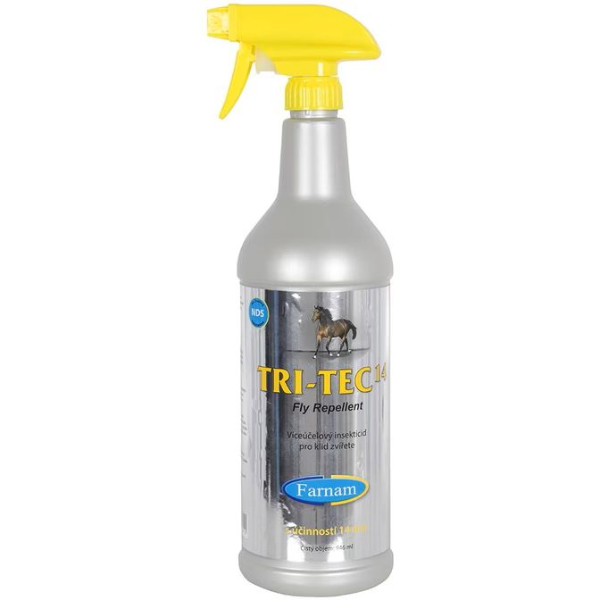 Farnam TriTec Fly Repellent Detailed product description
TRI-TEC14™ Fly Repellent is a liquid insecticide in spray format.