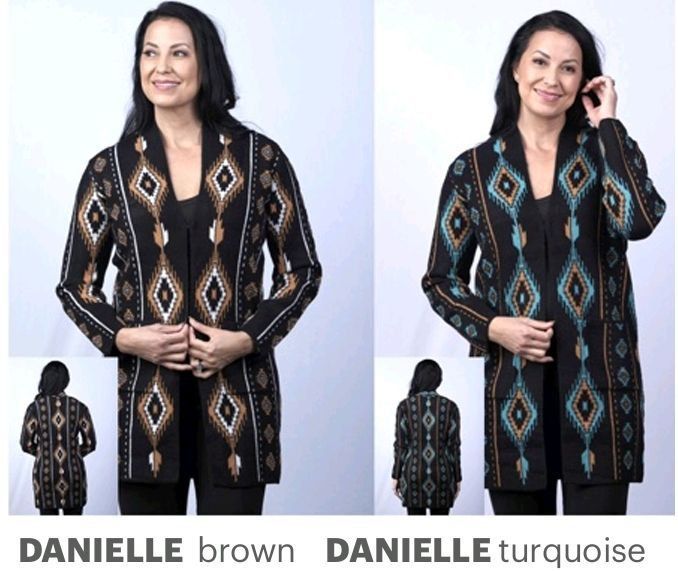 Cardigan Mantel turquoise ausverkauft