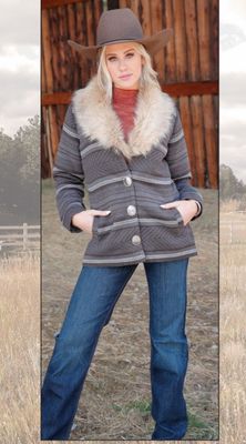 Cinch Jacket romovable Faux Fur Collar