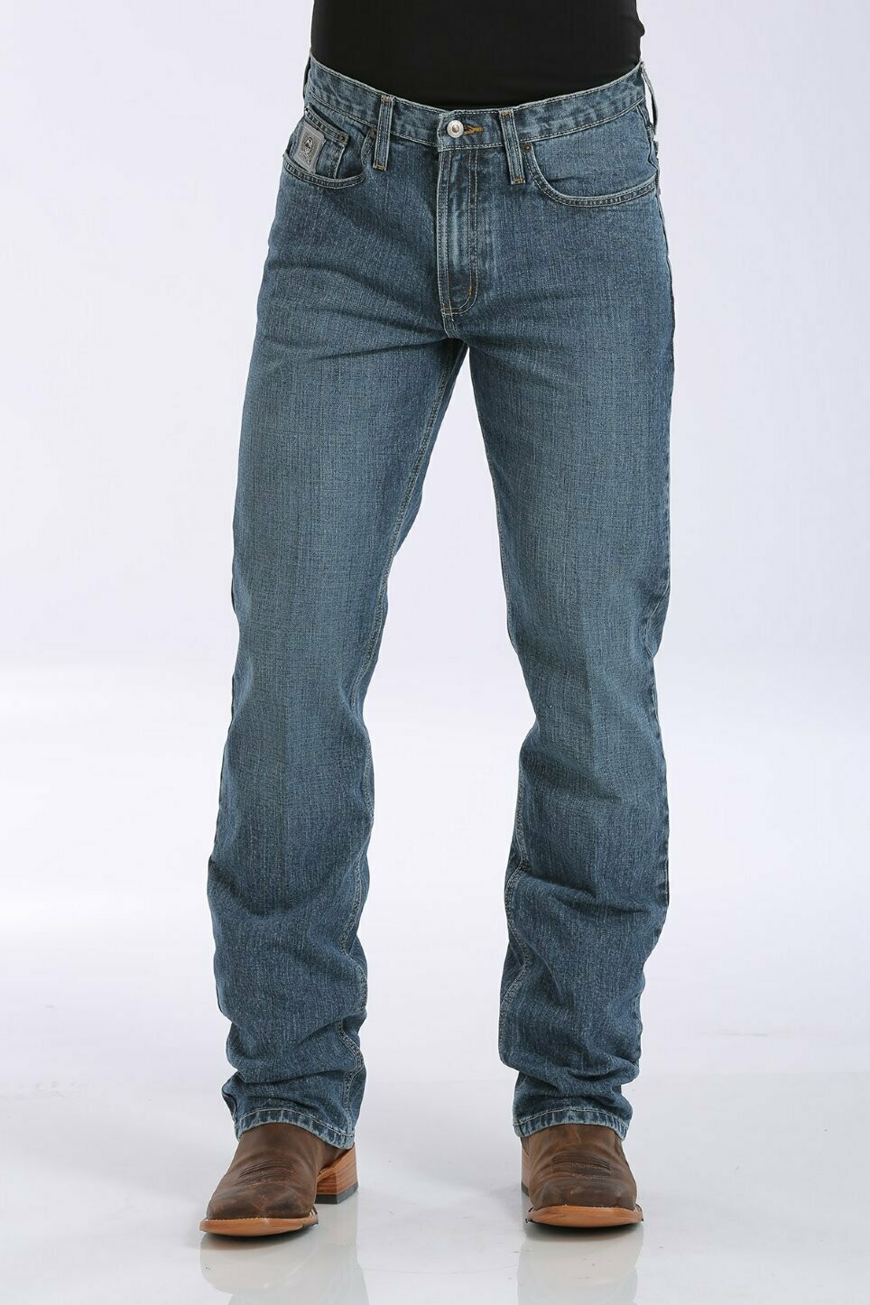 SILVER LABEL MENS SLIM FIT JEANS - MEDIUM STONEWASH