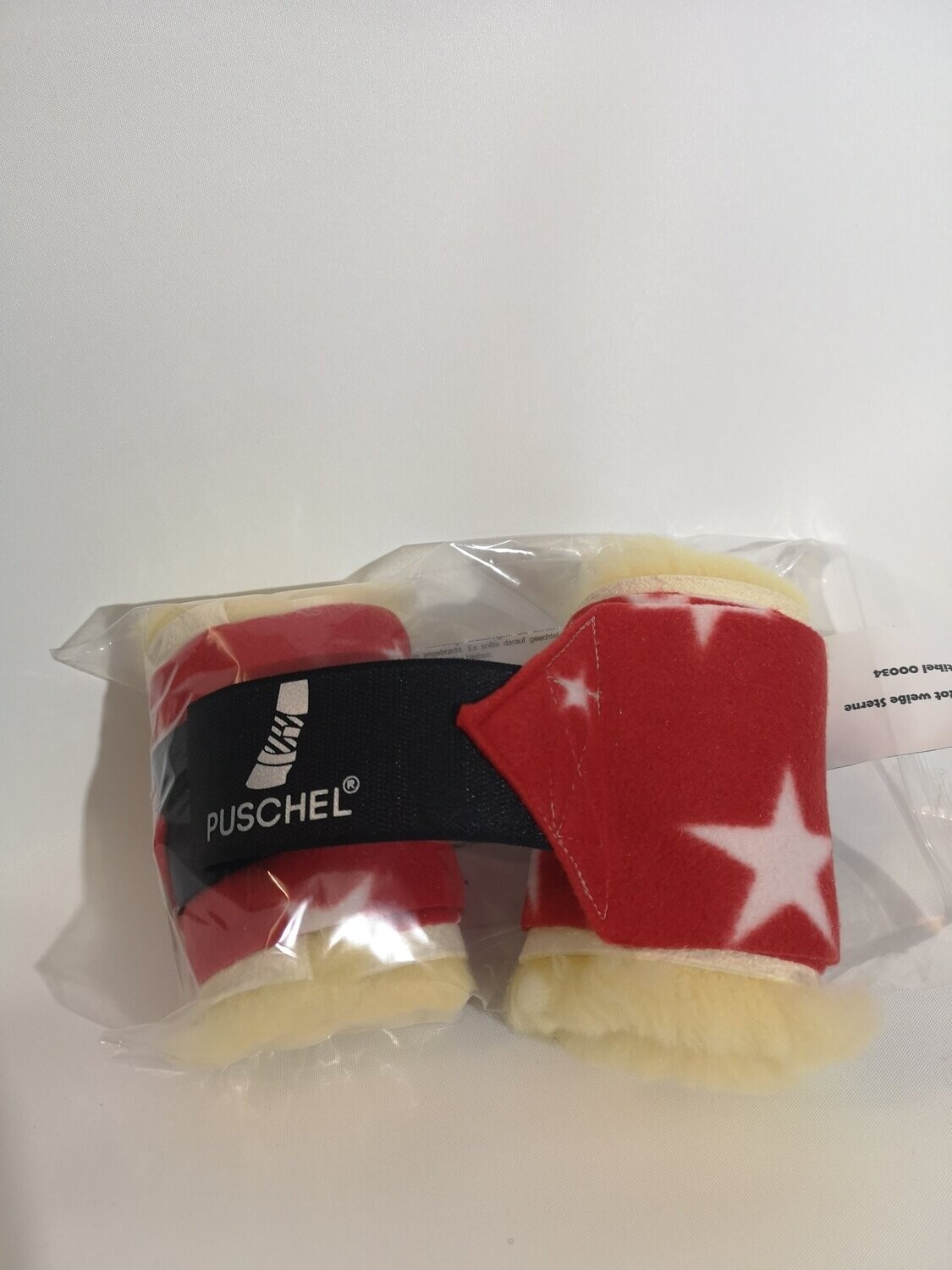 Puschel orange red star Puschel orange red star