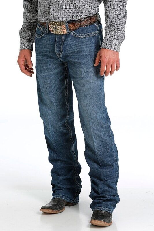 MEN'S RELAXED FIT GRANT stretch - MEDIUM STONEWASH