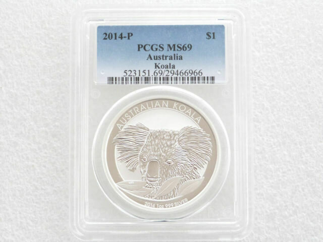 2014 Australia Koala $1 Silver 1oz Coin PCGS MS69
