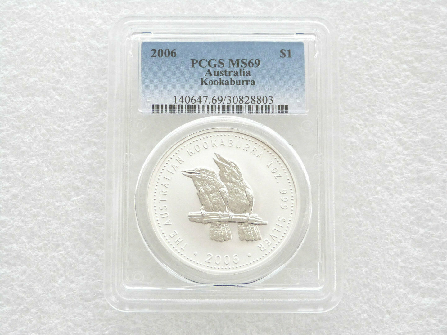 2006 Australia Kookaburra $1 Silver 1oz Coin PCGS MS69