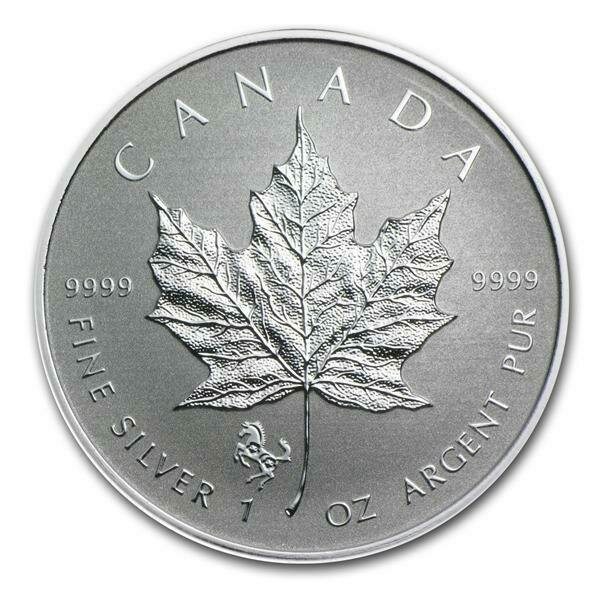 2014 Canada Maple Leaf Horse Privy $5 Silver Reverse Proof 1oz Coin