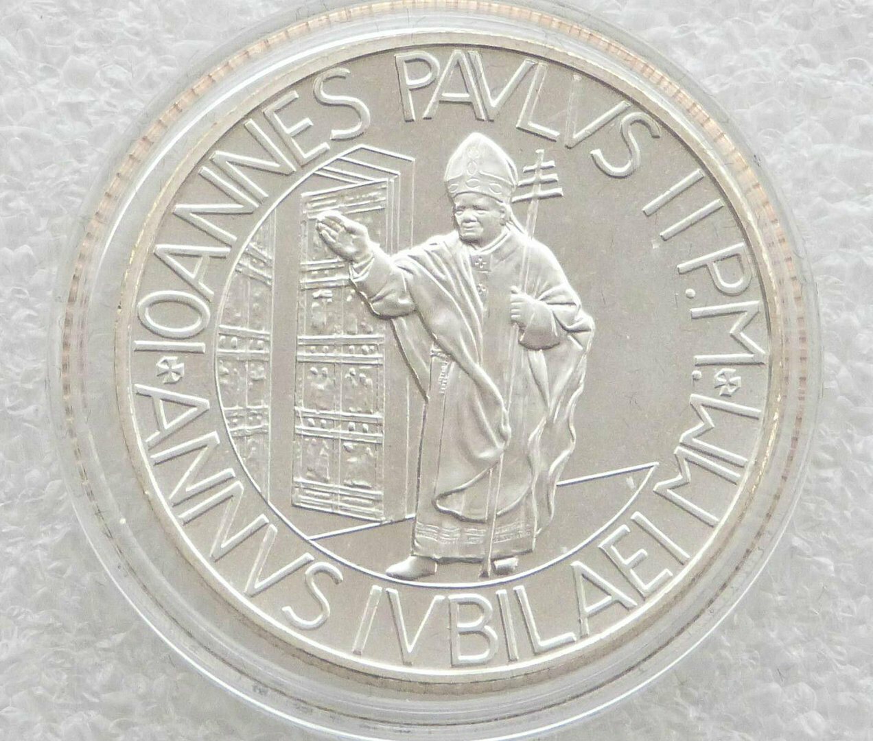 2002 Vatican Millennium Holy Trinity 2000 Lira Silver Coin