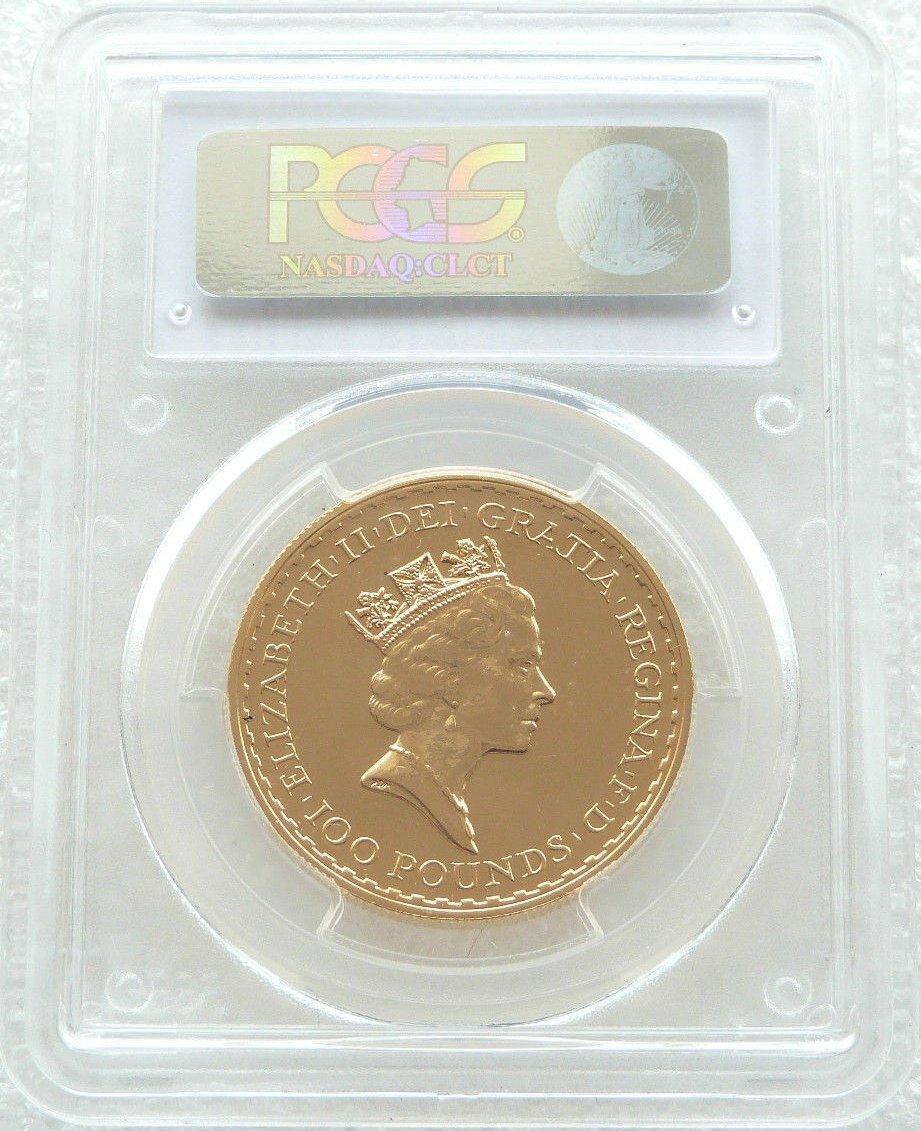 1997 Britannia £100 Gold 1oz Coin PCGS MS69