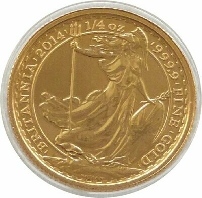 2014 Britannia £25 Gold 1/4oz Coin