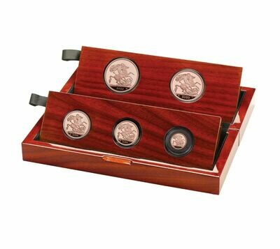 British Sovereign Gold 5 Coin Sets