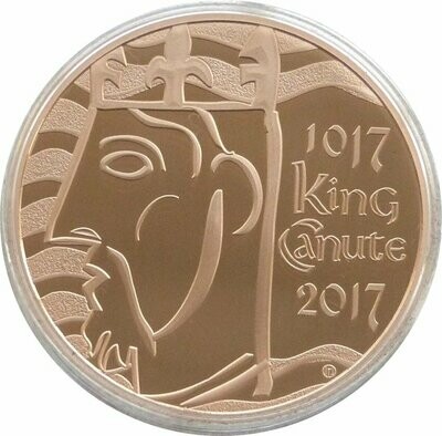 2017 King Canute Coronation £5 Gold Proof Coin Box Coa