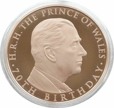 2018 Prince Charles of Wales £5 Gold Proof Coin Box Coa