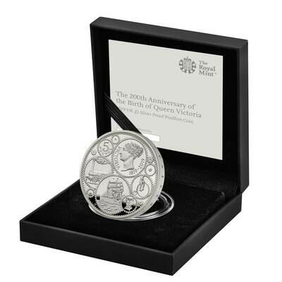 British Piedfort £5 Silver Coins