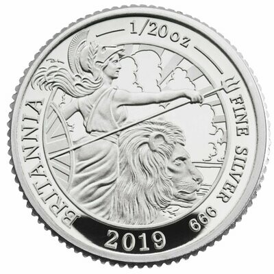 British Britannia 10p Silver Coins