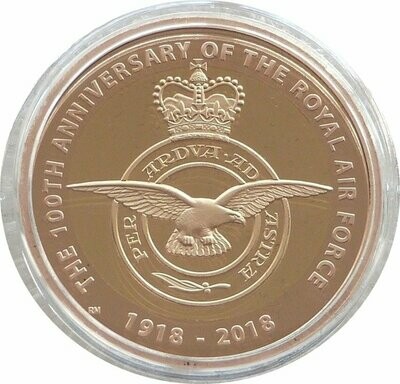 2018 Royal Air Force RAF Emblem £2 Gold Proof Coin Box Coa