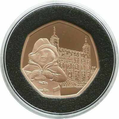 2019 Paddington at the Tower of London 50p Gold Proof Coin Box Coa