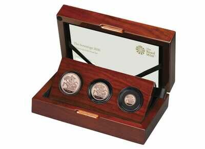 British Sovereign Gold 3 Coin Sets