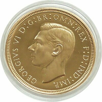1937 George VI Coronation Half Sovereign Gold Proof Coin