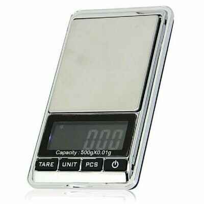 0.01 g - 500g Precision Pocket LCD Digital Weighing Scales Gold Silver Platinum Gemstones Jewellery