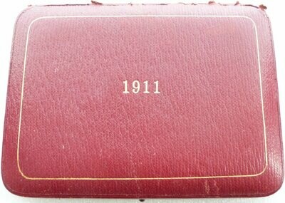 1911 George V Coronation Proof 12 Coin Long Set Box Only No Coins