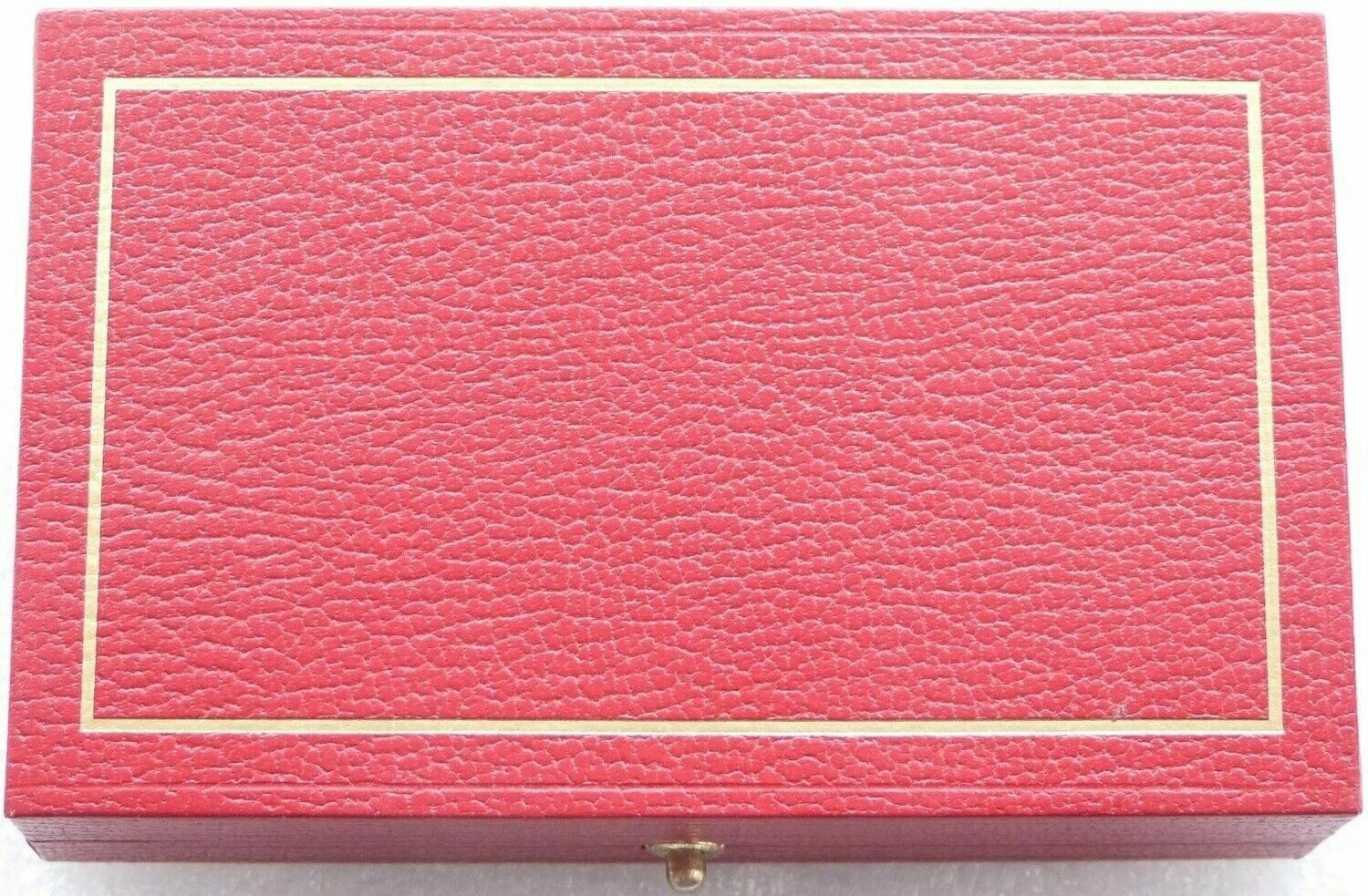 Royal Mint Gold Sovereign 2 Coin Set Red Leather Box No Coins