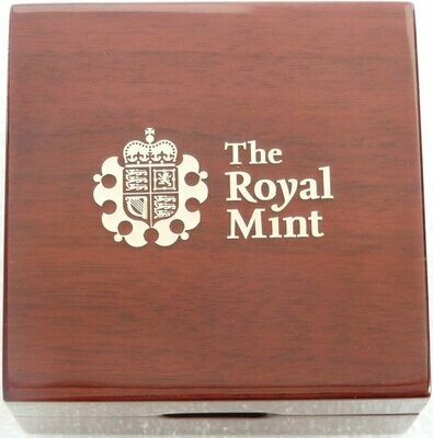 2014 - 2022 Royal Mint Deluxe Wooden £25 Gold 1/4oz Coin Box Only