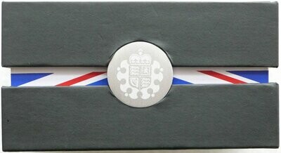 2012 - 2013 Royal Mint British Flag £5 Crown Gold Silver Coin Box Only