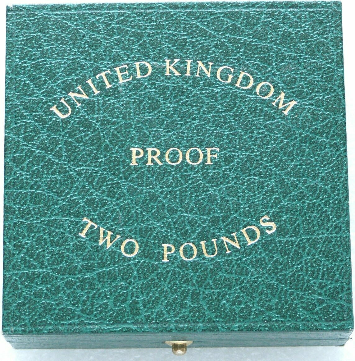 1988 Royal Mint Green Leather £2 Double Sovereign Gold Proof Coin Box Only