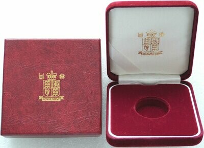 2004 - 2007 Royal Mint Red £1 Gold Coin Box Set Only