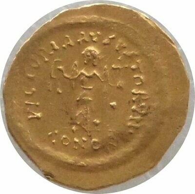 Byzantine Justinus II Justin II 565-578 AD Tremissis Gold Coin