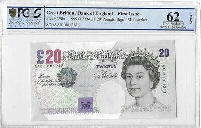 5 Pounds 2002, 2002 (© 2002) Issue - Bank of England - Great Britain -  Banknote - 3811