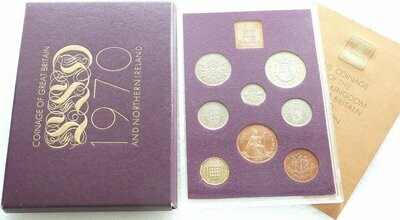 1970 Royal Mint Standard Last Ever Pre Decimal Proof 8 Coin Set