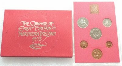 1973 Royal Mint Standard Proof 6 Coin Set