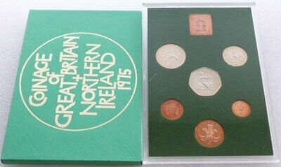 1975 Royal Mint Standard Proof 6 Coin Set