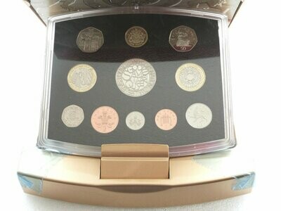 2003 Royal Mint Executive Proof 11 Coin Set Box Coa