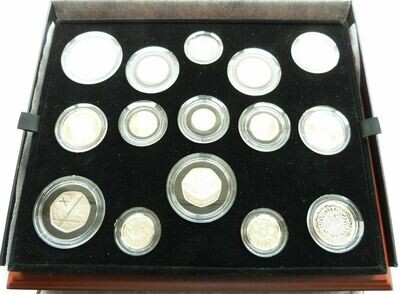 2014 Royal Mint Executive Premium Collector Proof 14 Coin Set Box Coa