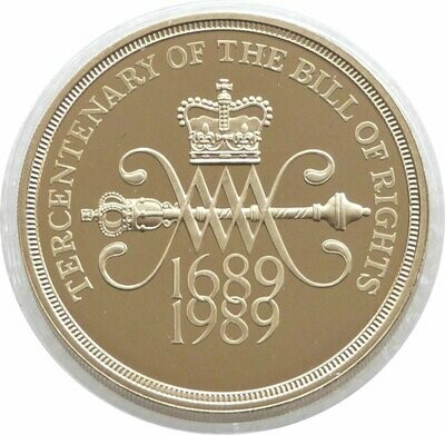 1989 Bill of Rights £2 Proof Coin