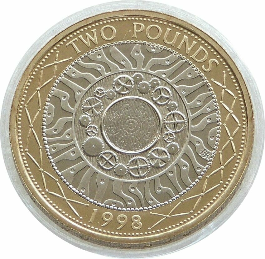 1998 Shoulders of Giants £2 Proof Coin