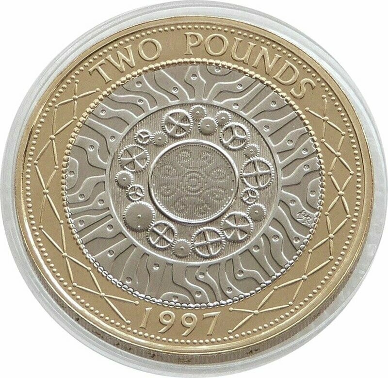1997 Shoulders of Giants £2 Proof Coin
