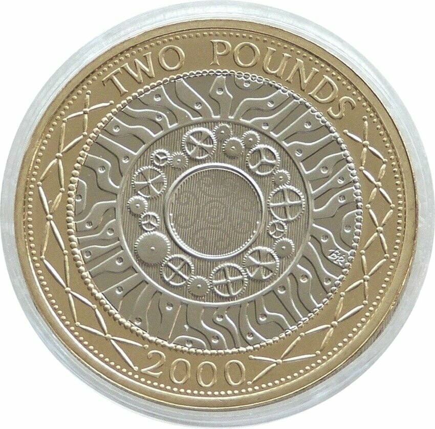 2000 Shoulders of Giants £2 Proof Coin